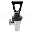 3287.0102999999999 Compatible Bunn Faucet, Fast Flw, Chr/Blk Hndl