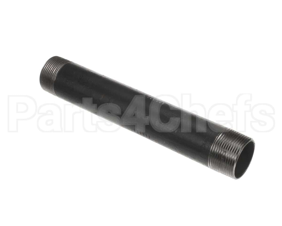 33120-0053 Middleby Pipe,Blk 1-1/4" X 9-1/2"