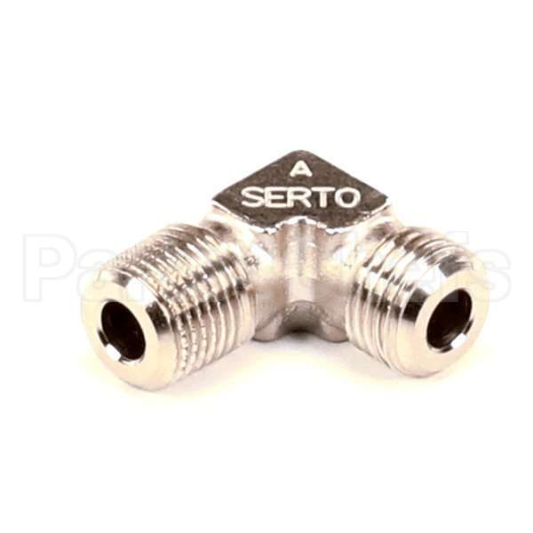 3370063661 Compatible Schaerer Screw-In Elbow Fitt. M10-R1/8 Bs Npl