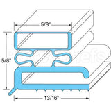 341-21461-00 Compatible Kairak Door Gasket 6 7/8" X 23 3/8"