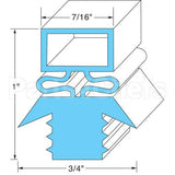 341-27564-03 Compatible Kairak Door Gasket 21-5/8" X 59-5/8"
