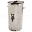 34100.000200000002 Compatible Bunn Dispenser, Iced Tea, W/Brw Lid