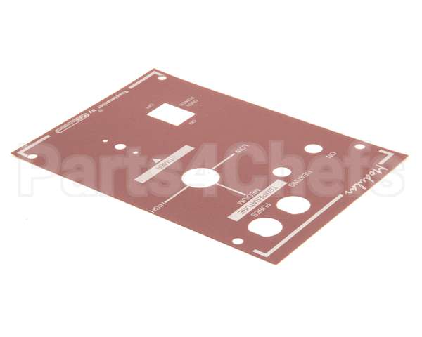 34111 Southbend Range Decal,Control Panel Wendys