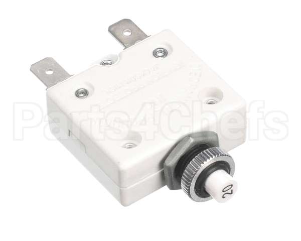 346-00058 Grindmaster Cecilware Breaker, 20A Panel Mount