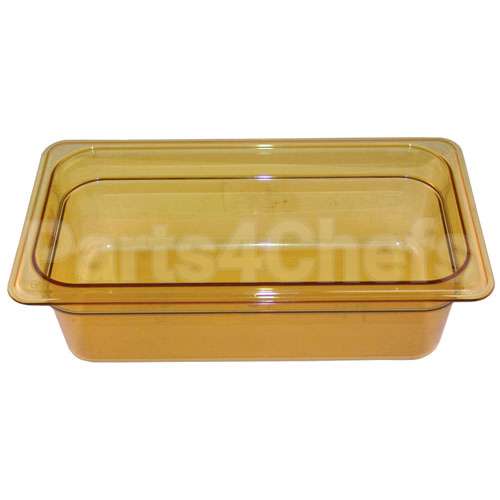34HP Compatible Cambro Hot Pan 1/3 X 4-150 Amber