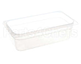 34PP-190 Cambro Pan,Food 1/3 4" Dp Translucent