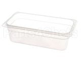 34PP-190 Cambro Pan,Food 1/3 4" Dp Translucent