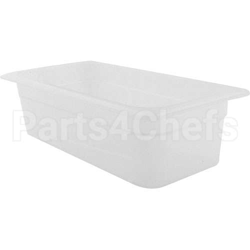 34PP190 Compatible Cambro Pan 1/3 X 4 Plastic Semi-Clear