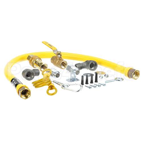 34S0289-36 Compatible Dormont Mavrik Gas Hose Kit, 1/2" X 36"