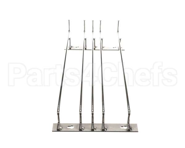 35-0039-F Nu-Vu Rack Side Left 5 Tier Chrome F