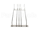 35-0039-F Nu-Vu Rack Side Left 5 Tier Chrome F