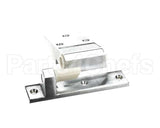 35-0082000 Master-Bilt Hinge 1255 Flush Brush Chrome