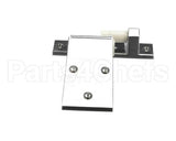 35-0082000 Master-Bilt Hinge 1255 Flush Brush Chrome