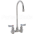3515 Compatible Fisher Faucet, 4"Dk, Leadfree, Ss, Gsnk