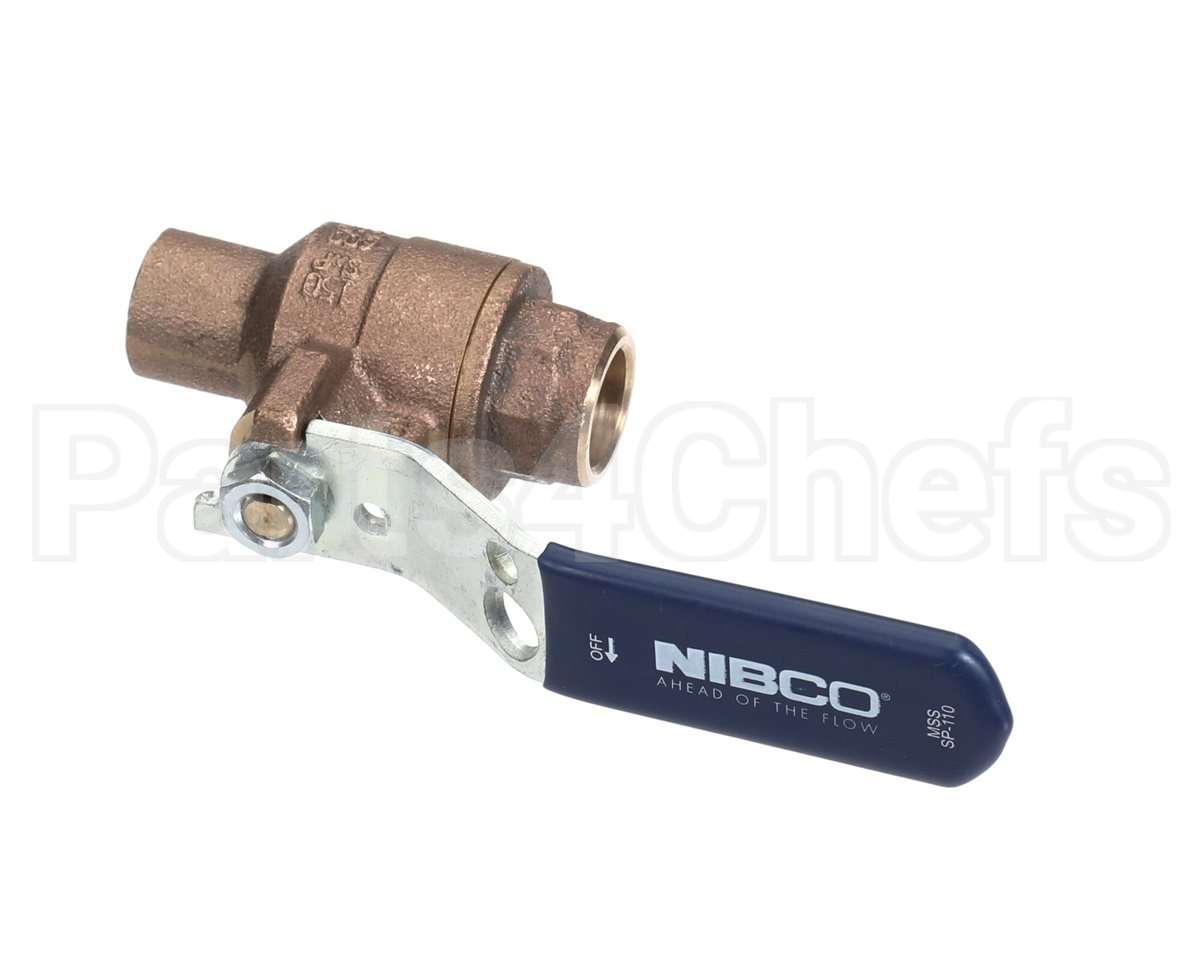 3547241 Delfield Valve,Ball,Bronze,Lever