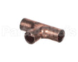 3547395 Delfield Tee,1/4X1/4X1/4 Nibco# W-40306