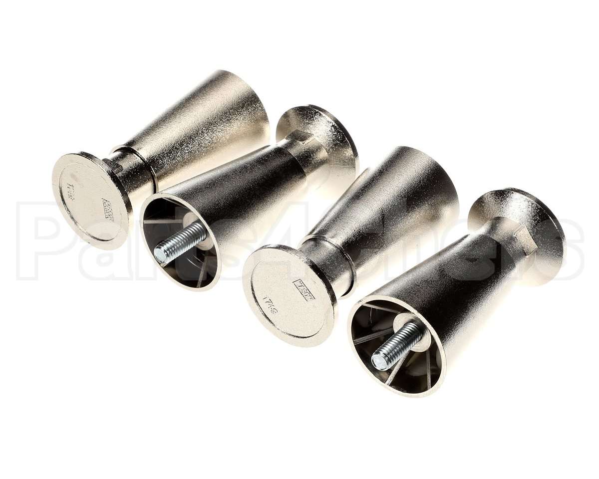 355-00054 Grindmaster Cecilware Legs 4" Adj 2" Dia Set Of 4 ()