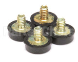 35712.0000 Bunn Kit,Foot 4Pk .75Odx.25Ht.25Thd