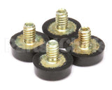 35712.0000 Bunn Kit,Foot 4Pk .75Odx.25Ht.25Thd