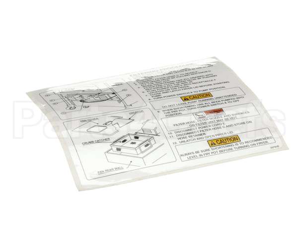 35793 Henny Penny Label-Filter System