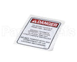 35822 Henny Penny Label-Lid-Danger