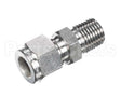 359-00233 Grindmaster Cecilware Adapter 3/8"Comp X 1/4"Mpt Ss