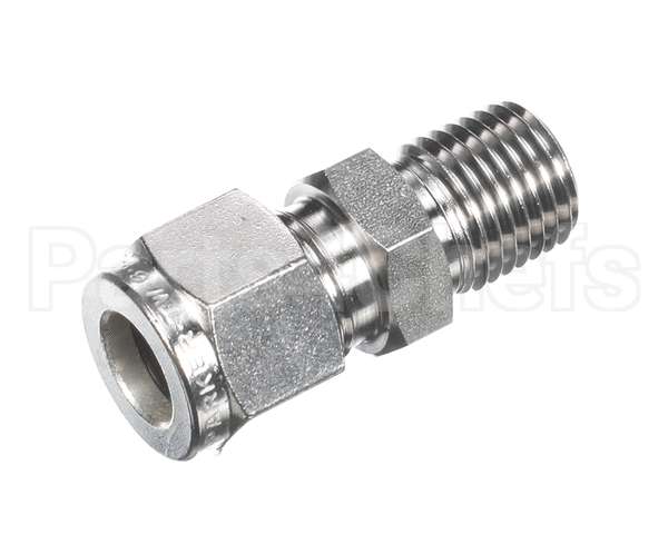 359-00233 Grindmaster Cecilware Adapter 3/8"Comp X 1/4"Mpt Ss