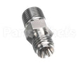 359-00234 Grindmaster Cecilware Adapter 3/16" Comp X 1/8" Mpt Ss