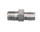 359-00234 Grindmaster Cecilware Adapter 3/16" Comp X 1/8" Mpt Ss