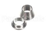 359-00236 Grindmaster Cecilware Adapter 3/16" Comp X 1/8" Mpt Ss Drilled