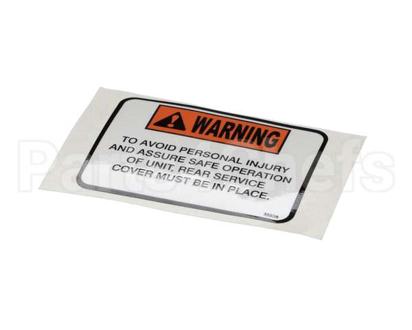 35938 Henny Penny Label-Service Cover