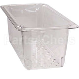 35CLRCW135 Compatible Cambro Colander Food Pan 1/3X5 Clear