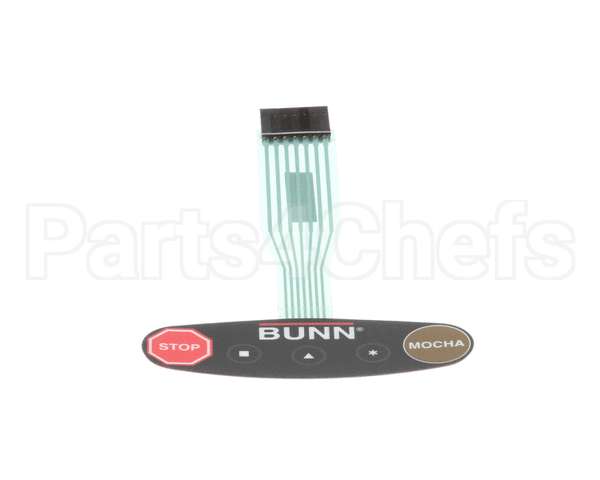 36231.0006 Bunn Switch, Memb Prgm W/Stop-Mocha