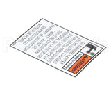 36281 Henny Penny Label-Warning Pump Motor Fr.