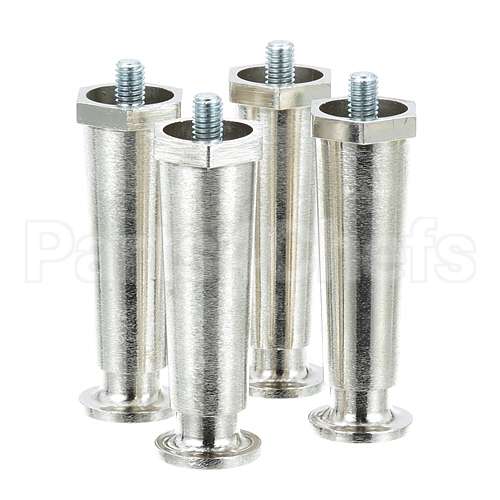 36397 Compatible Taylor Leg, Hex-Style Foot 4" Tall, 3/8"-16 Thread