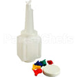 3648 Compatible Vollrath Bottle, 48 Oz, Sq, W/Lid, Nck, Spt