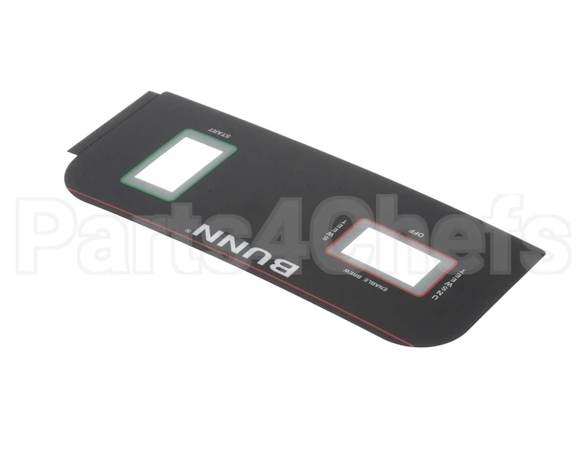 36590.0002 Bunn Decal, Cont Panel W/Sweetner