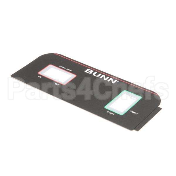 36590.0017 Compatible Bunn Decal, Cont Pnl W/O Ready (Tb3