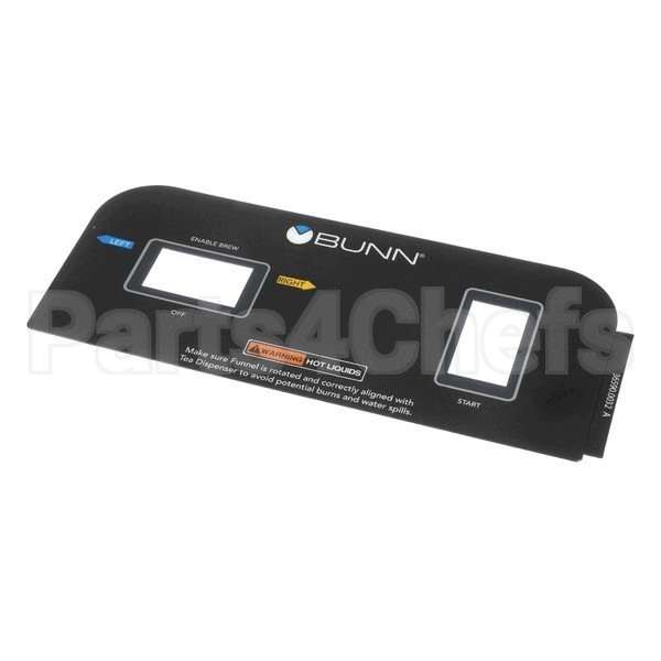 36590.0032 Compatible Bunn Decal, Cont Pnl Dual Dilu
