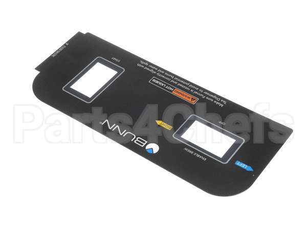 36590.0032 Bunn Decal, Cont Pnl Dual Dilu