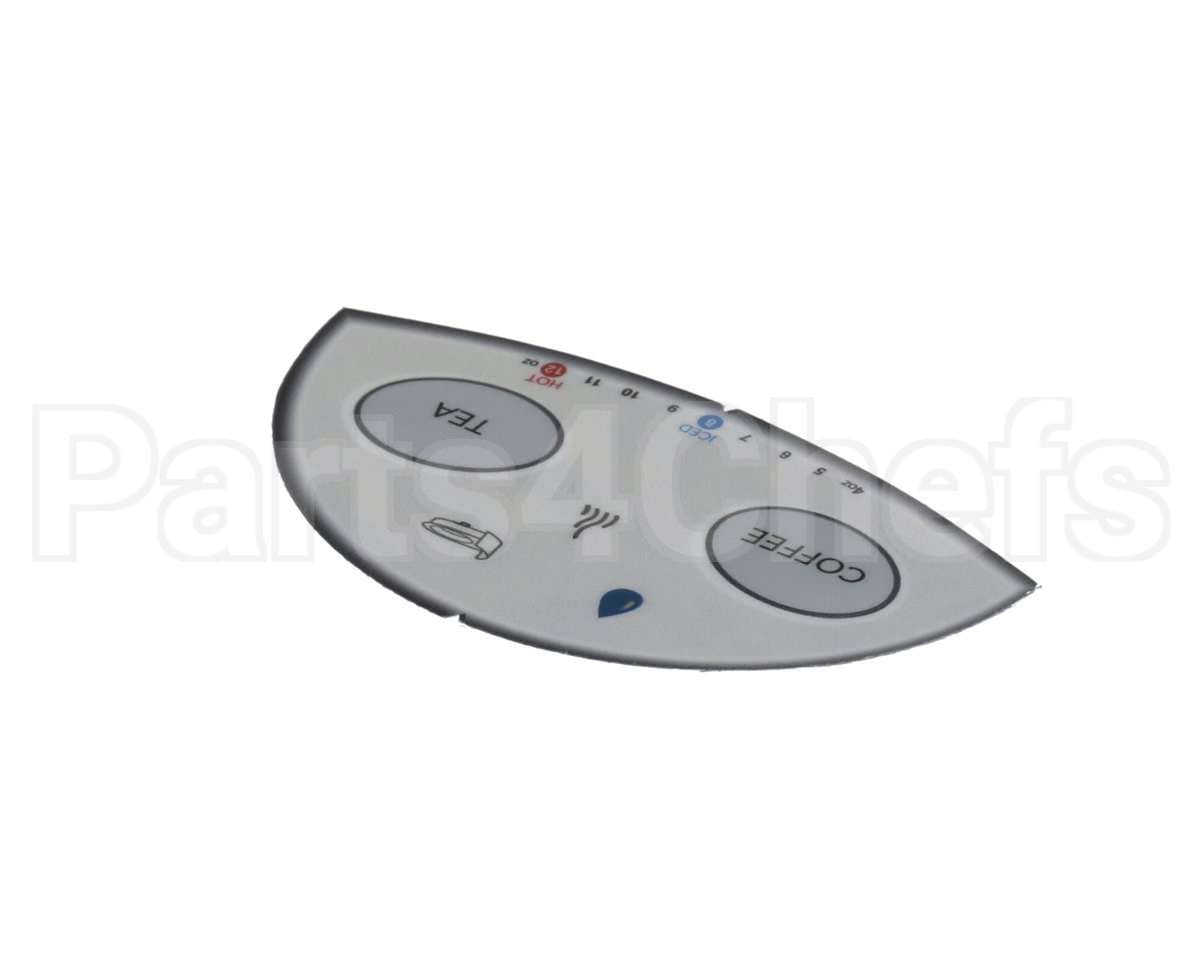 36891.0102 Bunn Decal, Control Panel Mca Am (Taco Bell)