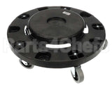 3691103 Carlisle Bronco Black Standard Round Container Do