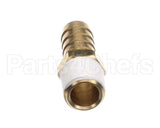369833 Stoelting Fitting;Barbed 12X38 Brass