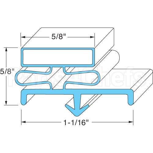 37-01211 Compatible Master-Bilt Door Gasket