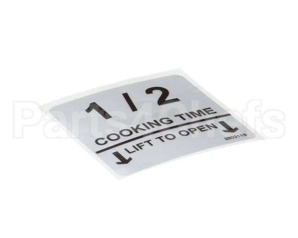 370032 Lincoln Label 1/2 Cooktime
