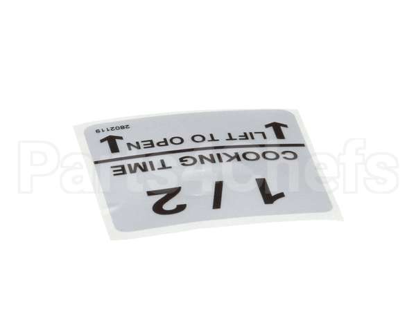 370032 Lincoln Label 1/2 Cooktime