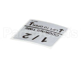 370032 Lincoln Label 1/2 Cooktime