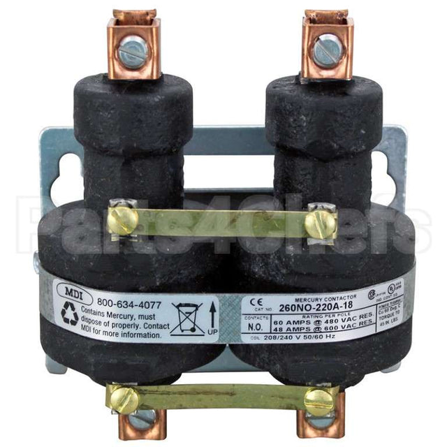 370485 Compatible Midwest Appliance Parts Mercury Contactor, 3 Pole