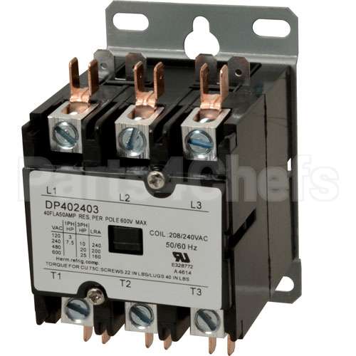 370582 Compatible Lincoln Contactor (3 Pole, 40Amp, 240V)