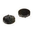 3709 Compatible Grindmaster Impeller Low Fin/Foam, B Lack 1-7/8"Od, F/ Dispen